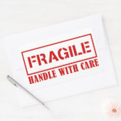 Breekbare sticker - zorgvuldig hanteren - Breekbar (Envelop)