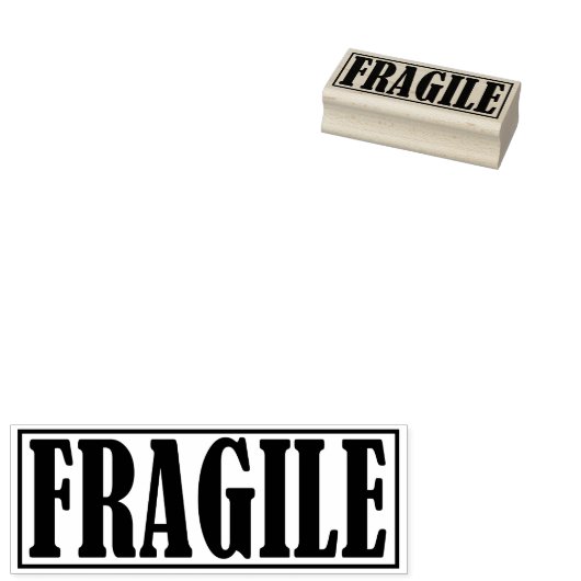 Breekbare zakelijke Kantoor ingelijst eenvoudig wo Rubberstempel (Gestempeld)