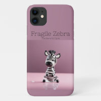 Breekbare Zebra: zorgvuldig hanteren