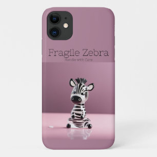 Breekbare Zebra: zorgvuldig hanteren Case-Mate iPhone Case