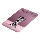 Breekbare Zebra: zorgvuldig hanteren Magneet (Linkerzijde)