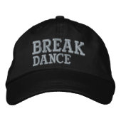 Breekdans of breakdance geborduurde pet (Voorkant)