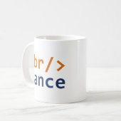 Breekdanscode Koffiemok (Voorkant links)