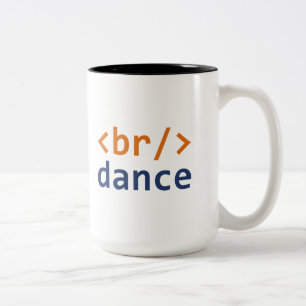Breekdanscode Tweekleurige Koffiemok