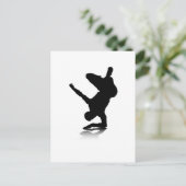 Breekdanser (op elleboog) briefkaart (Staand voorkant)