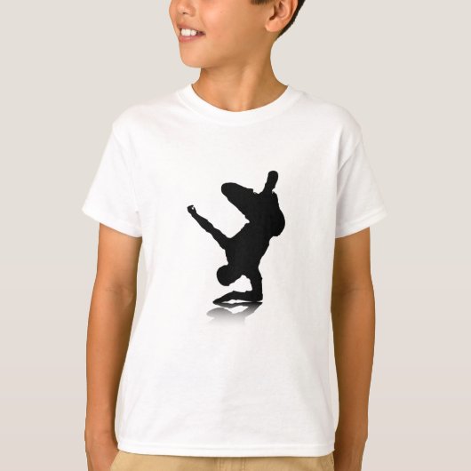 Breekdanser (op elleboog) t-shirt (Voorkant)