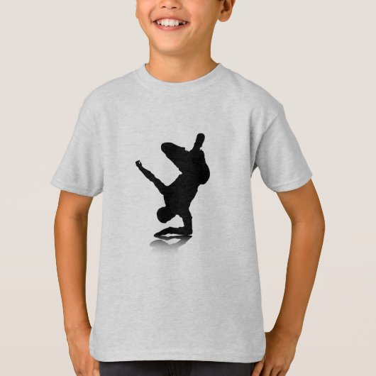 Breekdanser (op elleboog) t-shirt (Voorkant)