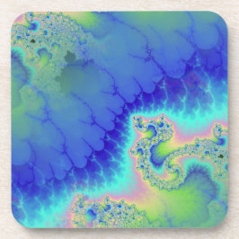 Breekgradiënt kustlijn bier onderzetter