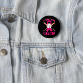 Breekkankerbestrijding Baseball Fighting Awareness Ronde Button 5,7 Cm (In situ)