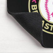 Breekkankerbewustmaking Baseball Fight Muismat (Hoek)
