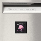 Breekkankerwaarschuwing Baseball Pink R Magneet (Insitu (Vaatwasser))