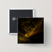 Breekpunt Abstracte art Button (vierkant) (Voorkant /achterkant)