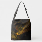 Breekpunt Abstracte kunstdwarsdoorsnede Crossbody Tas (Achterkant)