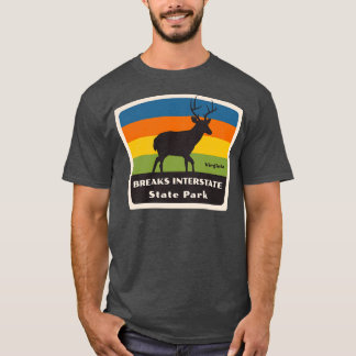 Breekt Interstate Park Virginia Roaming Herten T-shirt