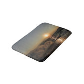 Breekwater in Kroatië: prachtige zonsondergang Badmat (Gekanteld)