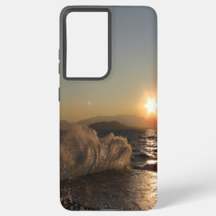 Breekwater in Kroatië: prachtige zonsondergang Samsung Galaxy Hoesje