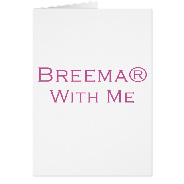 Breema met mij (Voorkant)