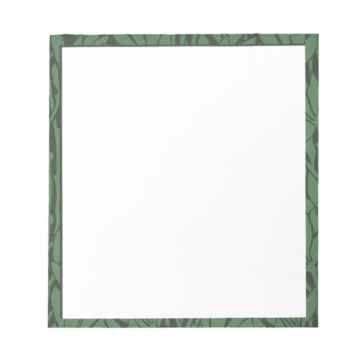 Breenbladeren grens notitieblok (Voorkant)