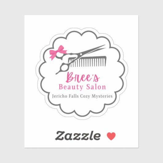 Bree's Beauty Salon Logo Sticker (Vel)
