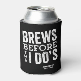 Breeuten voor ik de bierbruiloft gepersonaliseerd  blikjeskoeler