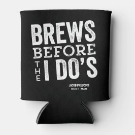 Breeuten voor ik de bierbruiloft gepersonaliseerd blikjeskoeler