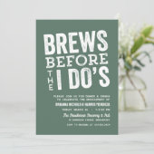 Breeuten voor ik de repetitie van het diner groen  kaart (Staand voorkant)