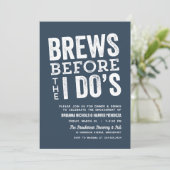 Breeuten voor ik 's brouwerijfeest blauw kaart (Staand voorkant)