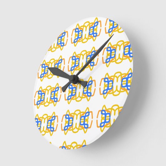 BREEZE acrylic wall clock Ronde Klok (Hoek)