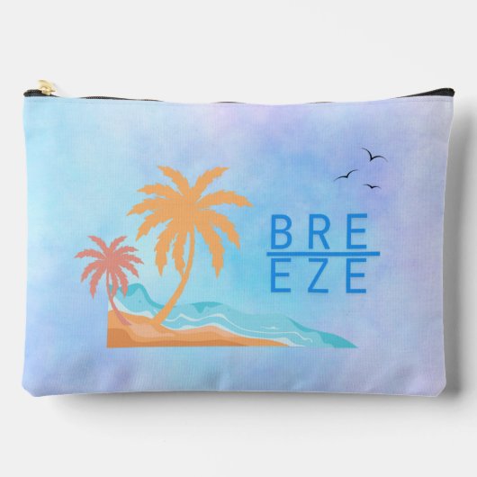 Breeze Summer Beach Grote Accessoirezak Etui (Voorkant)