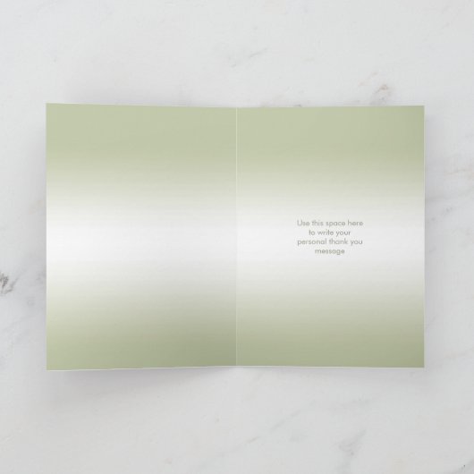 Breezeway Decoration 25th Birthday Bedankkaart (Binnen)