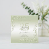 Breezeway Decoration 25th Birthday Save The Date (Staand voorkant)