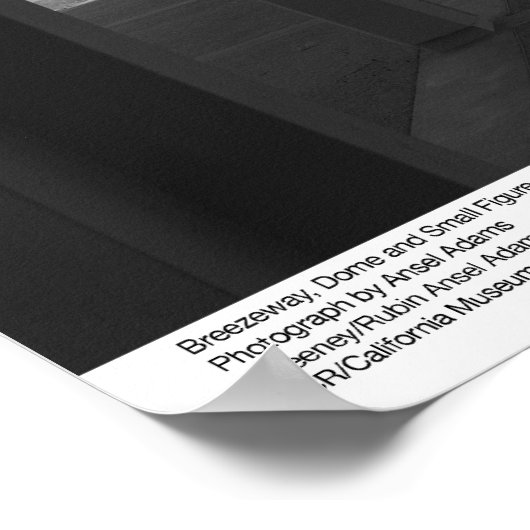 Breezeway, Dome and Small Figuur, februari 1967 Poster (Hoek)