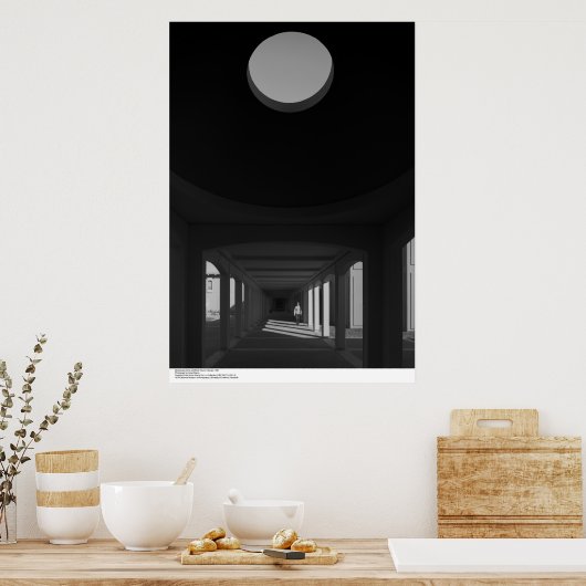 Breezeway, Dome and Small Figuur, februari 1967 Poster (Keuken)