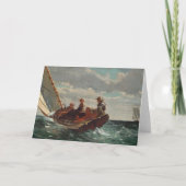 Breezing Up (een eerlijke wind) | Winslow Homer Kaart (Voorkant)
