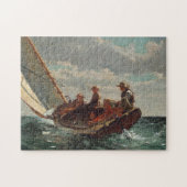 Breezing Up (een eerlijke wind) | Winslow Homer Legpuzzel (Horizontaal)