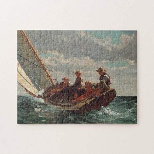 Breezing Up (een eerlijke wind) | Winslow Homer Legpuzzel (Horizontaal)
