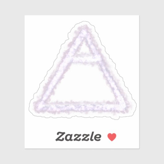 Breezy Air Element Alchemy Symbool Custom Sticker (Vel)