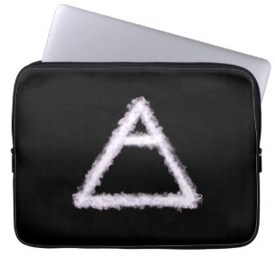 Breezy Air Element Alchemy Symbool Laptop Sleeve