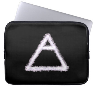 Breezy Air Element Alchemy Symbool Laptop Sleeve