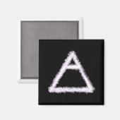 Breezy Air Element Alchemy Symbool Magneet (Voorkant / Achterkant)