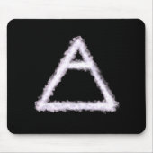 Breezy Air Element Alchemy Symbool Muismat (Voorkant)