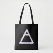 Breezy Air Element Alchemy Symbool Tote Bag (Voorkant)