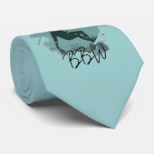 Breezy Beach Draag Surf Rider Blue Stropdas (Opgerold)