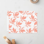 Breezy Custom Stationery Notitiekaartje (Voorkant / Achterkant in situ)