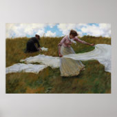 Breezy Day by Charles Courtney Curran Poster (Voorkant)