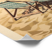 Breezy Days in Brighton – British Seaside Coastal Poster (Hoek)