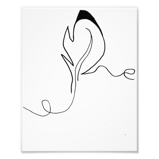 Breezy Feather Print Foto Afdruk (Voorkant)