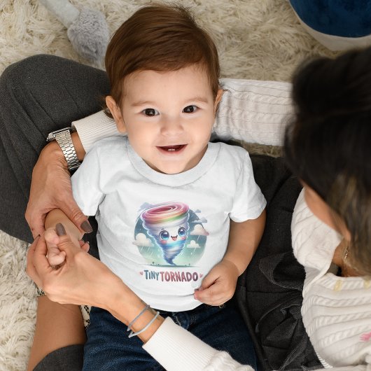 Breezy Fun - Kleurrijke Tiny Tornado Kinder Shirts