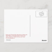 Breezy Gulf Sunset Briefkaart (Achterkant)