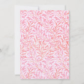 Breezy Leaf Baby shower Invitation Kaart (Achterkant)